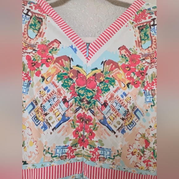 Talbots Italian Inspired Print Dress - Picture 5 of 6